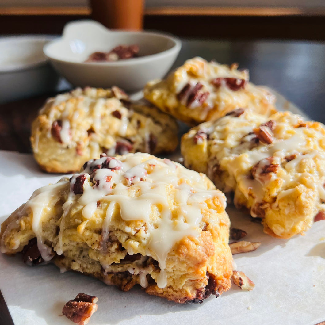 Pecan & Maple Sourdough Scone