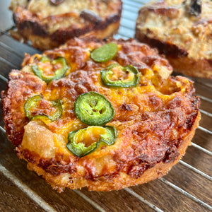 Organic Sourdough Focaccia with "everything bagel" seasoning