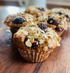 Blackberry & Honey Bran Muffin