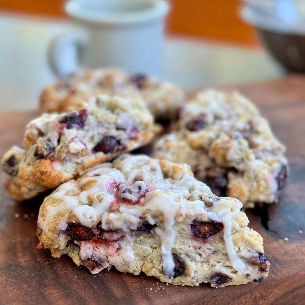 Blueberry Lemon Cream Scones