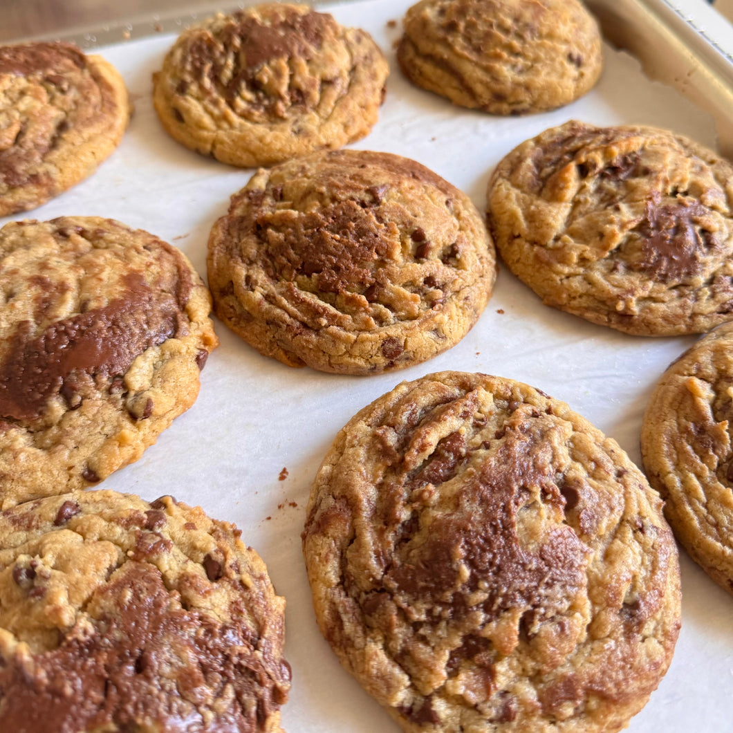 Peanut Butter Nutella Swirl Cookies