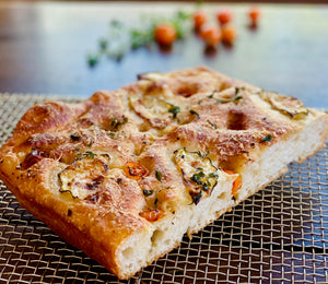 Cacio e Pepe Foccacia Bread