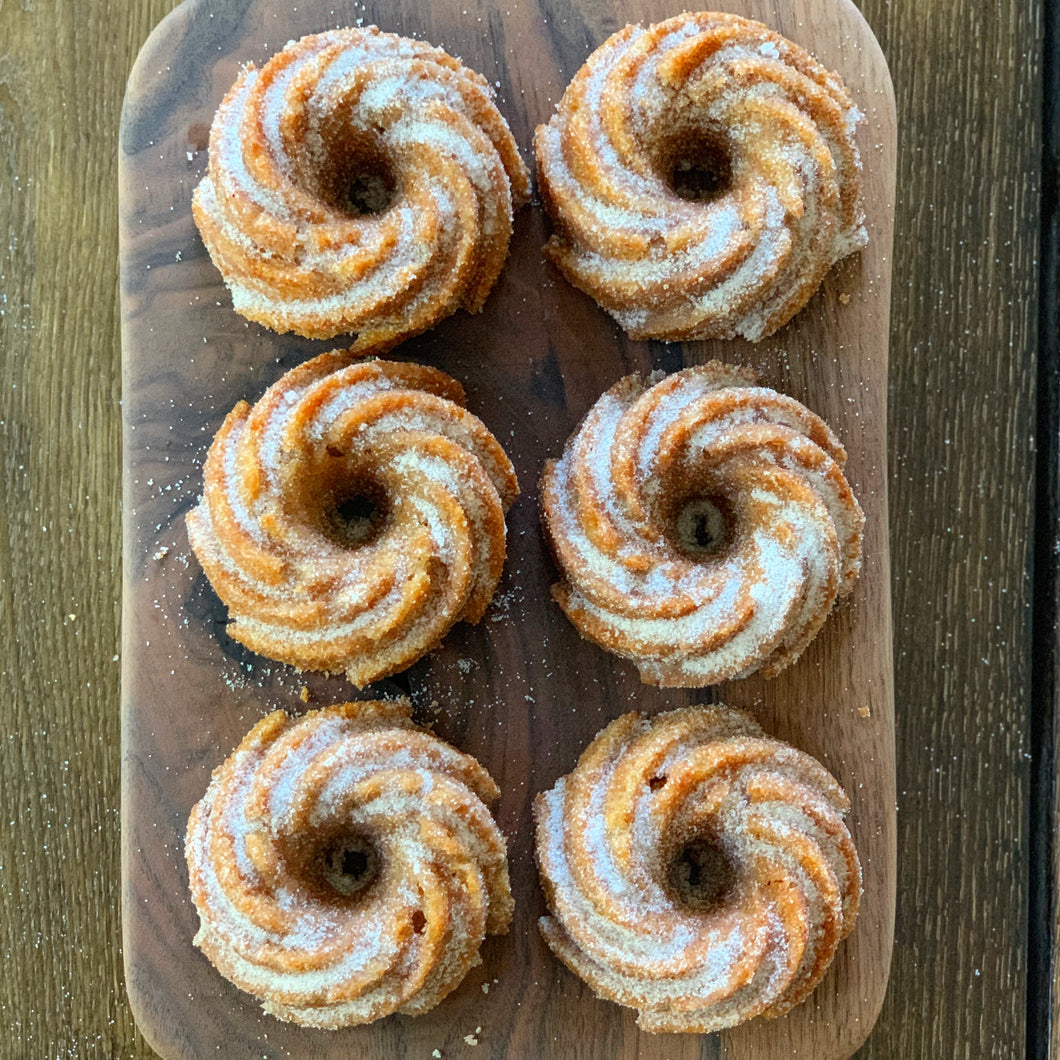 Apple Cider Mini Bundt Cakes