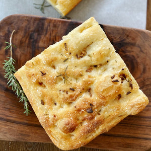 Organic Sourdough Focaccia with "everything bagel" seasoning